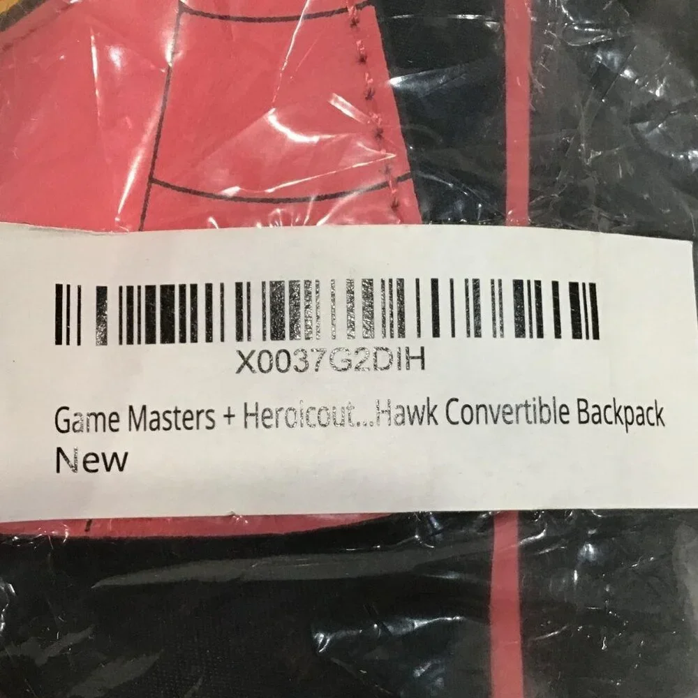 GameMaster + Heroicouture Convertible Ita Backpack Brand New - Picture 2 of 6